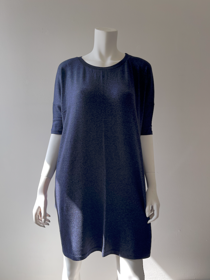 Sama Shift Dress - Navy