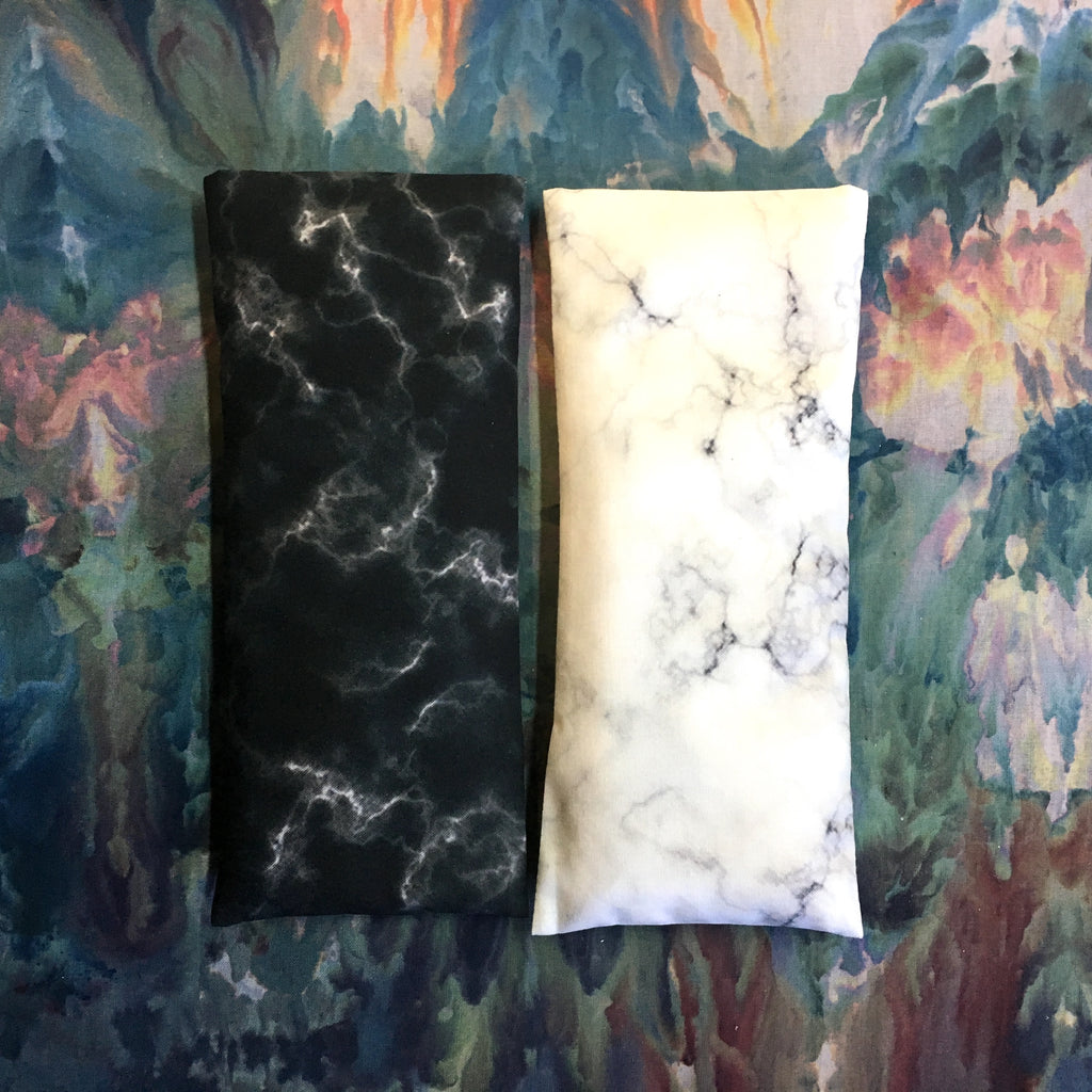 Lavender Eye Pillow - Black Marble