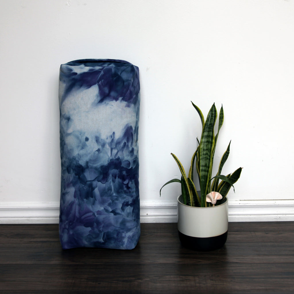 Yoga Bolster - Hand Dyed Sea Change - COVER ONLY