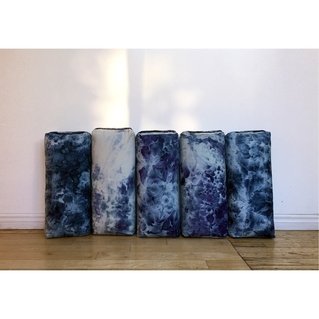 Yoga Bolster - Hand Dyed Sea Change - COVER ONLY